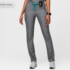FIGS Yola skinny scrub pants - graphite